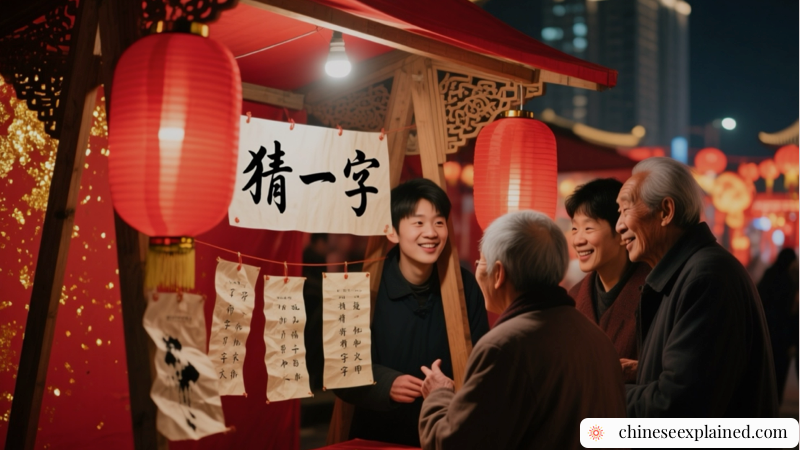 Lantern riddles make the festival participatory, not just something to watch.